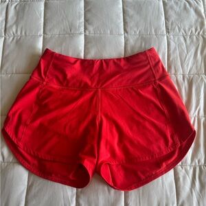 Lululemon size 4 High Rise Speed up Shorts 4in inseam